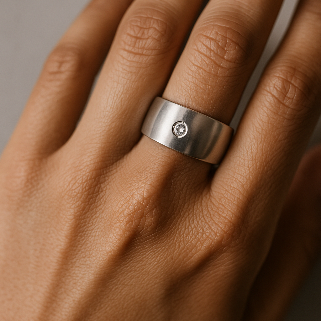 Modern Silver Ring
