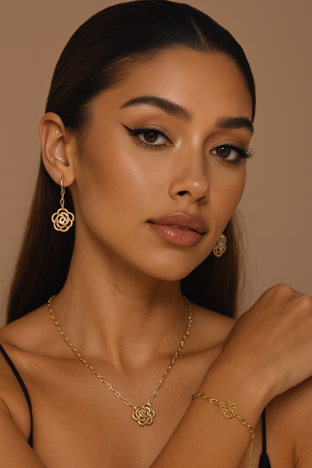 Flo Floral Gold Set