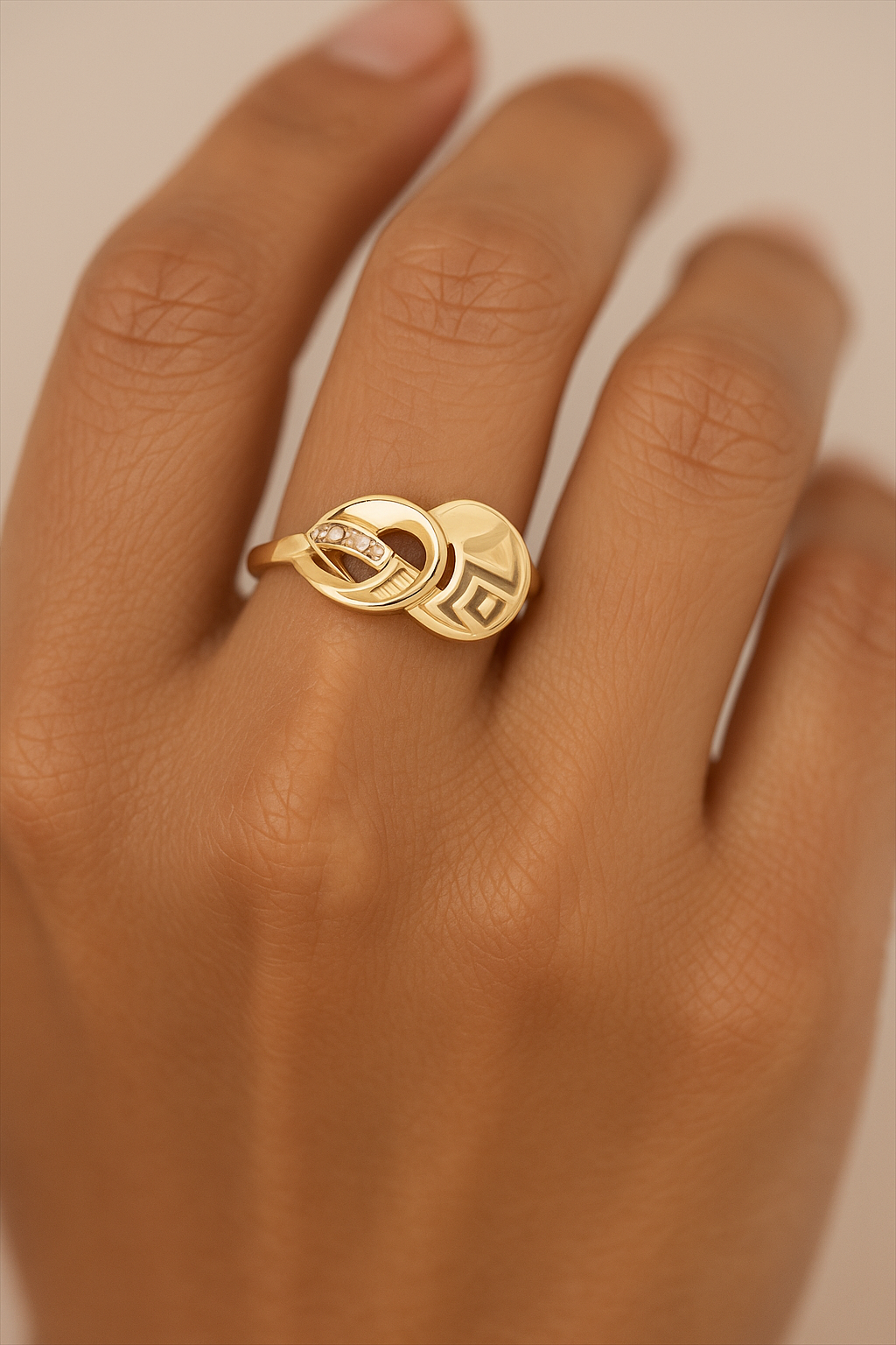 Golden Mirage Ring