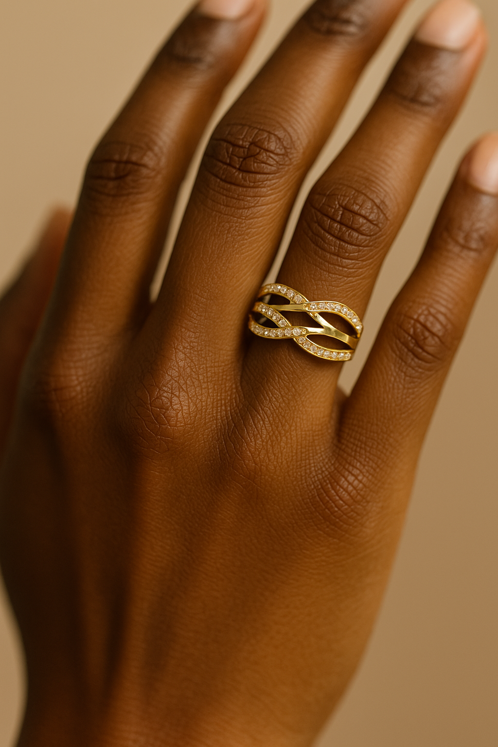 Golden Connection Ring