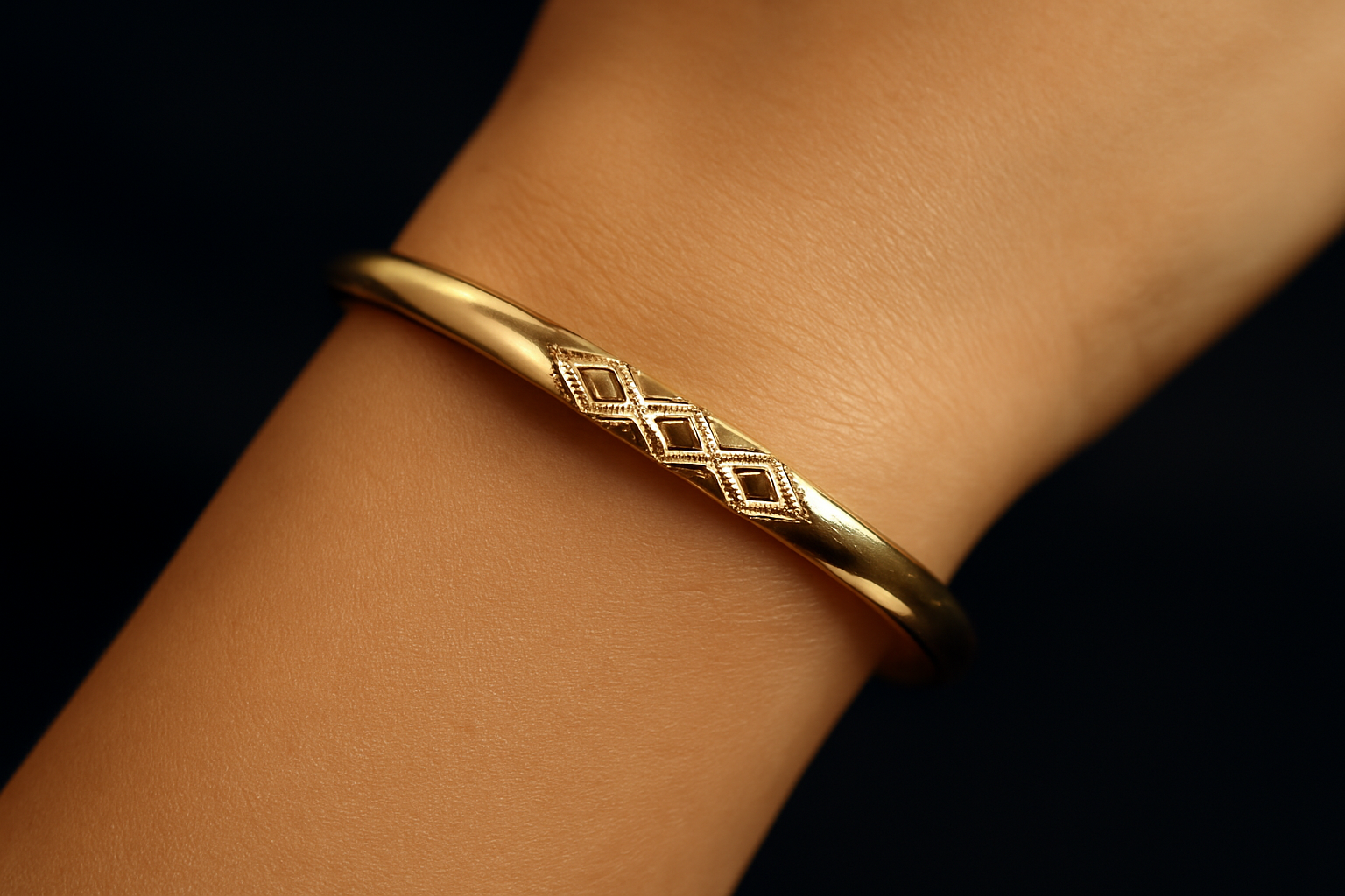 Serenity Gold Bracelet