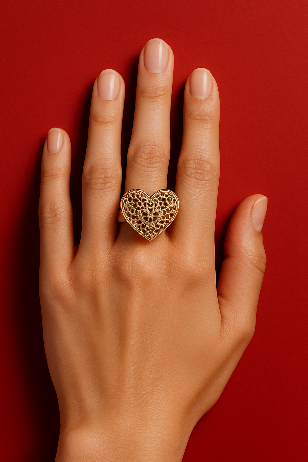 Heart of Gold Ring